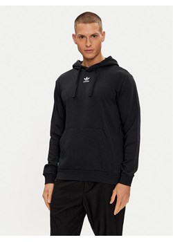 adidas Bluza Essentials+ Made With Hemp HR8618 Czarny Regular Fit ze sklepu MODIVO w kategorii Bluzy męskie - zdjęcie 183946480