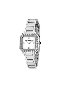 KARL LAGERFELD Zegarek R0553102503 Srebrny ze sklepu MODIVO w kategorii Zegarki - zdjęcie 183946522