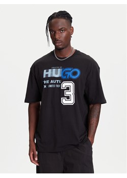 HUGO T-Shirt Nesite 50544168 Czarny Loose Fit ze sklepu MODIVO w kategorii T-shirty męskie - zdjęcie 183946540