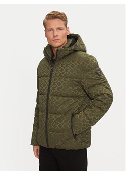 Guess Kurtka puchowa M4BL42 WG9L2 Zielony Regular Fit ze sklepu MODIVO w kategorii Kurtki męskie - zdjęcie 183946550
