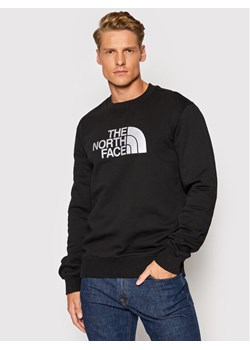 The North Face Bluza Drew Peak Crew NF0A4SVR Czarny Regular Fit ze sklepu MODIVO w kategorii Bluzy męskie - zdjęcie 183946581