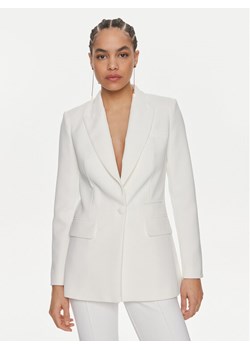 Elisabetta Franchi Marynarka GI-069-41E2-V580 Biały Regular Fit ze sklepu MODIVO w kategorii Marynarki damskie - zdjęcie 183946592