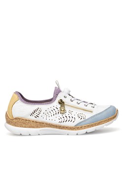Rieker Sneakersy N42K6-80 Biały ze sklepu MODIVO w kategorii Półbuty damskie - zdjęcie 183946611