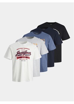 Jack&Jones Komplet 5 t-shirtów Logo 12257007 Kolorowy Standard Fit ze sklepu MODIVO w kategorii T-shirty męskie - zdjęcie 183946680