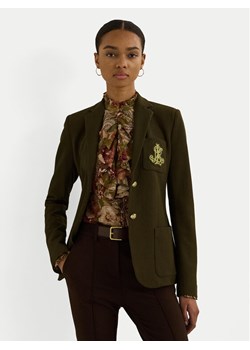 LAUREN RALPH LAUREN Marynarka 200797305016 Zielony Slim Fit - id: 0000304274046 - marki Ralph Lauren - 183946684 LAUREN RALPH LAUREN Marynarka 200797305016 Zielony Slim Fit ze sklepu MODIVO w kategorii Marynarki damskie - zdjęcie 183946684