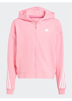 adidas Bluza Future Icons 3-Stripes IM0086 Różowy Loose Fit ze sklepu MODIVO w kategorii Bluzy dziewczęce - zdjęcie 183946732