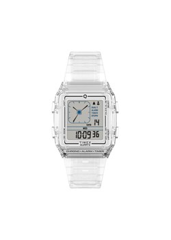 Timex Zegarek Q LCA TW2W45200 Przezroczysty ze sklepu MODIVO w kategorii Zegarki - zdjęcie 183946770