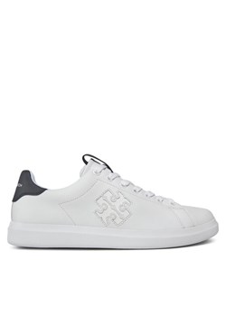 Tory Burch Sneakersy Double T Howell Court 149728 Biały ze sklepu MODIVO w kategorii Buty sportowe damskie - zdjęcie 183946841