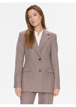 Tommy Hilfiger Marynarka WW0WW39726 Beżowy Slim Fit ze sklepu MODIVO w kategorii Marynarki damskie - zdjęcie 183946860