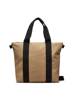 Rains Torba Tote Bag Mini W3 14160 Beżowy ze sklepu MODIVO w kategorii Torby Shopper bag - zdjęcie 183946863