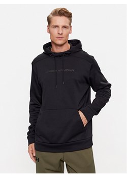 Under Armour Bluza Ua Armour Fleece Graphic Hd 1379744 Czarny Loose Fit ze sklepu MODIVO w kategorii Bluzy męskie - zdjęcie 183946894