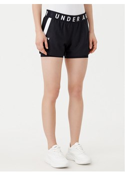 Under Armour Szorty sportowe Ua Play Up 2-In-1 1351981 Czarny Loose Fit ze sklepu MODIVO w kategorii Szorty - zdjęcie 183946922