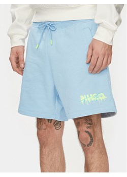 Hugo Szorty sportowe Dapalmi 50510005 Błękitny Relaxed Fit ze sklepu MODIVO w kategorii Spodenki męskie - zdjęcie 183946994