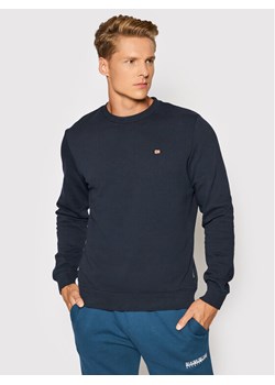 Napapijri Bluza Balis Crew NP0A4FQW Granatowy Regular Fit ze sklepu MODIVO w kategorii Bluzy męskie - zdjęcie 183947044