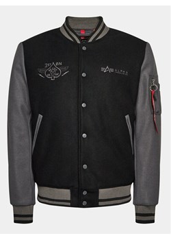 Alpha Industries Kurtka bomber Varsity Air Force 138107 Czarny Regular Fit ze sklepu MODIVO w kategorii Kurtki męskie - zdjęcie 183947131