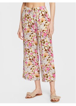 Weekend Max Mara Spodnie materiałowe Karman 23513109 Beżowy Regular Fit ze sklepu MODIVO w kategorii Spodnie damskie - zdjęcie 183947212