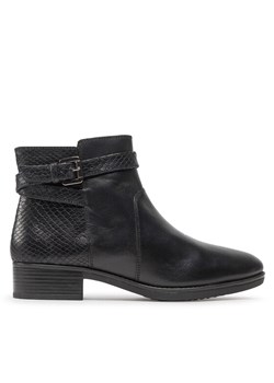 Geox Botki D Felicity E D26G1E 04341 C9999 Czarny ze sklepu MODIVO w kategorii Botki - zdjęcie 183947313