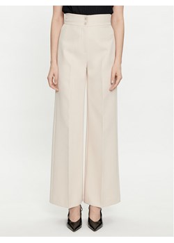 Maryley Spodnie materiałowe 24EB680/43GE Beżowy Wide Leg ze sklepu MODIVO w kategorii Spodnie damskie - zdjęcie 183947403
