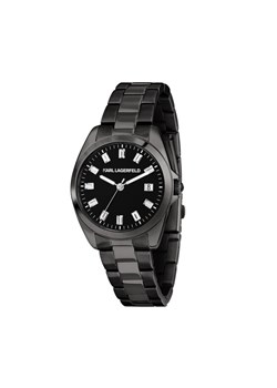 KARL LAGERFELD Zegarek R0553101513 Czarny ze sklepu MODIVO w kategorii Zegarki - zdjęcie 183947413