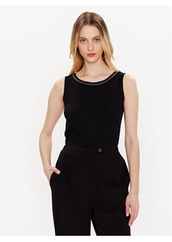 Fabiana Filippi Top JED273W150 Czarny Regular Fit ze sklepu MODIVO w kategorii Bluzki damskie - zdjęcie 183947432