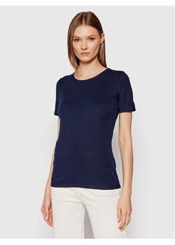 United Colors Of Benetton T-Shirt 3GA2E16A0 Granatowy Regular Fit ze sklepu MODIVO w kategorii Bluzki damskie - zdjęcie 183947511