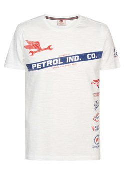 Petrol Industries T-Shirt M-1030-TSR626 Biały Regular Fit ze sklepu MODIVO w kategorii T-shirty męskie - zdjęcie 183947531