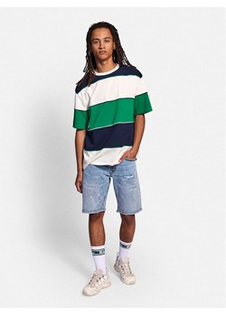 Redefined Rebel T-Shirt Watson 221044 Zielony Boxy Fit ze sklepu MODIVO w kategorii T-shirty męskie - zdjęcie 183947564