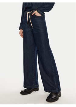 Munthe Jeansy Obey 243142324314 Granatowy Wide Leg ze sklepu MODIVO w kategorii Jeansy damskie - zdjęcie 183947583