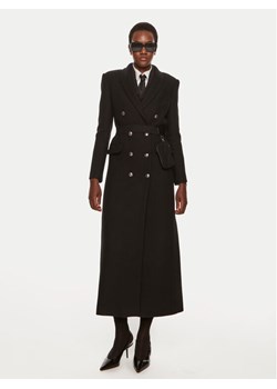 Elisabetta Franchi Płaszcz przejściowy CP-002-46E2-V1000 Czarny Regular Fit ze sklepu MODIVO w kategorii Płaszcze damskie - zdjęcie 183947641