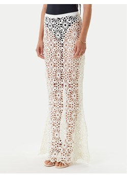 NORMA KAMALI Spódnica maxi ST125SCRP02840 Beżowy Slim Fit ze sklepu MODIVO w kategorii Odzież plażowa - zdjęcie 183947694