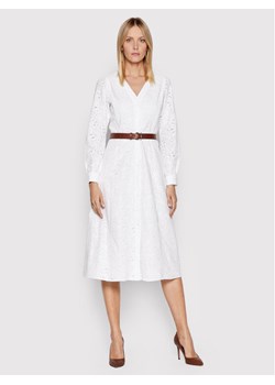 MICHAEL Michael Kors Sukienka codzienna Kate MS28Y464MM Biały Regular Fit - id: 0000300177594 - marki Michael Michael Kors - 183947913 MICHAEL Michael Kors Sukienka codzienna Kate MS28Y464MM Biały Regular Fit ze sklepu MODIVO w kategorii Sukienki - zdjęcie 183947913