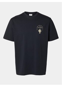 Selected Homme T-Shirt Slhrelaxaries 16094014 Granatowy Relaxed Fit ze sklepu MODIVO w kategorii T-shirty męskie - zdjęcie 183947920