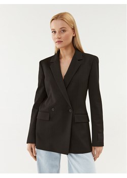 Hugo Marynarka Amaga 50494607 Czarny Relaxed Fit ze sklepu MODIVO w kategorii Marynarki damskie - zdjęcie 183947951