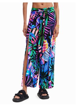 Desigual Spodnie materiałowe 23SWMW08 Kolorowy Regular Fit ze sklepu MODIVO w kategorii Spodnie damskie - zdjęcie 183947990