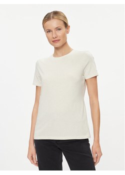 Tommy Hilfiger T-Shirt Frosted WW0WW38813 Écru Regular Fit - id: 0000302245314 - marki Tommy Hilfiger - 183948072 Tommy Hilfiger T-Shirt Frosted WW0WW38813 Écru Regular Fit ze sklepu MODIVO w kategorii Bluzki damskie - zdjęcie 183948072