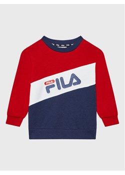 Fila Bluza Canciatti FAK0197 Granatowy Regular Fit ze sklepu MODIVO w kategorii Bluzy i swetry - zdjęcie 183948140