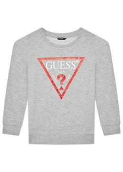 Guess Bluza L73Q09 KAUG0 Szary Regular Fit ze sklepu MODIVO w kategorii Bluzy chłopięce - zdjęcie 183948163