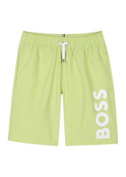 BOSS Szorty kąpielowe J51973 S Zielony Regular Fit ze sklepu MODIVO w kategorii Kąpielówki chłopięce - zdjęcie 183948180