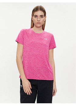 Under Armour Koszulka techniczna Tech Ssc- Twist 1384230-652 Różowy Loose Fit ze sklepu MODIVO w kategorii Bluzki damskie - zdjęcie 183948290