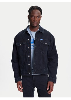 HUGO Kurtka jeansowa Dex 50541714 Granatowy Regular Fit ze sklepu MODIVO w kategorii Kurtki męskie - zdjęcie 183948310