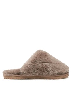 Mou Kapcie Closed Toe Sheepskin Fur Slippper FW161000L Beżowy ze sklepu MODIVO w kategorii Kapcie damskie - zdjęcie 183948420
