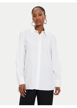KARL LAGERFELD Koszula 245W1603 Biały Relaxed Fit ze sklepu MODIVO w kategorii Koszule damskie - zdjęcie 183948510
