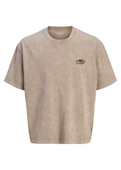 Jack&Jones T-Shirt Retreat 12277886 Beżowy Oversize ze sklepu MODIVO w kategorii T-shirty męskie - zdjęcie 183948753