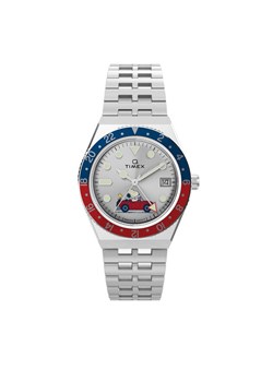 Timex Zegarek Timex x Peanuts® Q Timex® GMT TW2W83300 Kolorowy ze sklepu MODIVO w kategorii Zegarki - zdjęcie 183948763