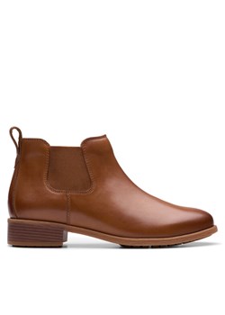 Clarks Sztyblety Havisham Top 26178718 Brązowy ze sklepu MODIVO w kategorii Botki - zdjęcie 183948802