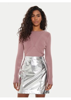 Guess Sweter Destiny W4YR17 Z37K0 Różowy Pullover Fit ze sklepu MODIVO w kategorii Swetry damskie - zdjęcie 183948803