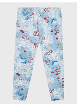 Guess Legginsy K3RB03 J1313 Kolorowy Slim Fit ze sklepu MODIVO w kategorii Spodnie dziewczęce - zdjęcie 183948870