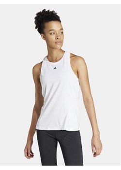 adidas Koszulka techniczna Designed for Training IT7427 Biały Regular Fit ze sklepu MODIVO w kategorii Bluzki damskie - zdjęcie 183948890