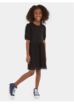 Tommy Hilfiger Sukienka codzienna KG0KG07671 Czarny Regular Fit ze sklepu MODIVO w kategorii Sukienki dziewczęce - zdjęcie 183949002