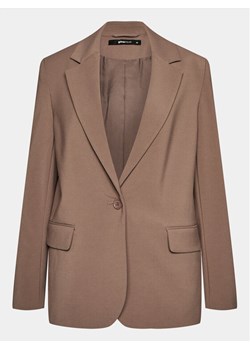 Gina Tricot Marynarka 20227 Brązowy Straight Fit ze sklepu MODIVO w kategorii Marynarki damskie - zdjęcie 183949063